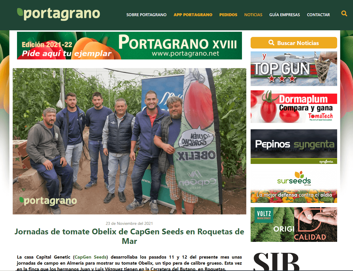 portagrano CapGen Seeds